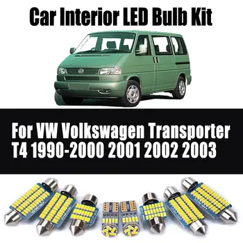 適用於大眾 Transporter T4 1990-2000 2001 2002 2003 的 14 件套 LED 車內門頂燈,帶 CAN 總線,適用於汽車後備箱頂燈 12 最佳銷售 t4 大眾 - №1