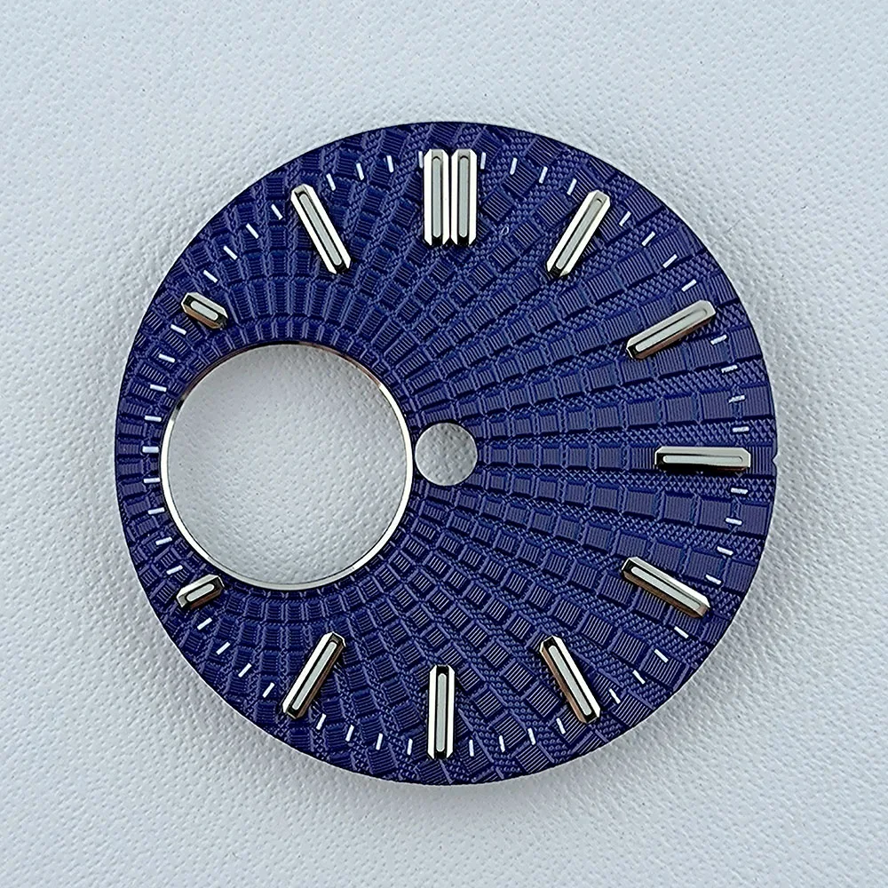 NH38 ダイヤル中空ダイヤル時計ダイヤルカスタムロゴダイヤルグリーン発光ダイヤルフィット NH38 ムーブメント時計アクセサリー