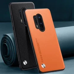 Funda de cuero PU de lujo para OnePlus 8 Pro OnePlus 8 Pro, carcasa trasera mate, protección de silicona, funda de teléfono para OnePlus 8 T 5G One Plus 8 T