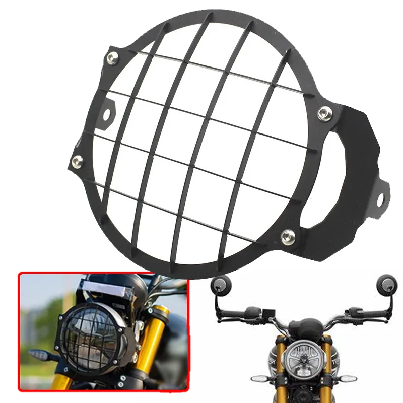 

Fit For Speed 400 Scrambler 400X 2024 2025 Motocycle Accessories Headlight Grille Protective Cover Scrambler400X Headlight Guard