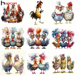Huacan New Arrivals Diamond Painting Animal Chicken Set 5d Diy Mosaic Cartoon Handmade Gift Funny Home Decoration