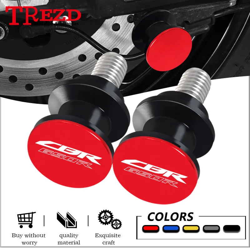 For CBR650R CBR650F 18-24 Motorcycle Swingarm Spools Slider Stand Screw Swingarm Scooter Stand Bolts Protector cbr650f cbr650r