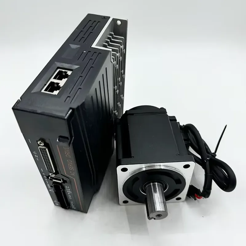 High Performance 750W AC Servo Motor with Brake Technology Production Integrated Motor Driver Waterproof Servo Motor