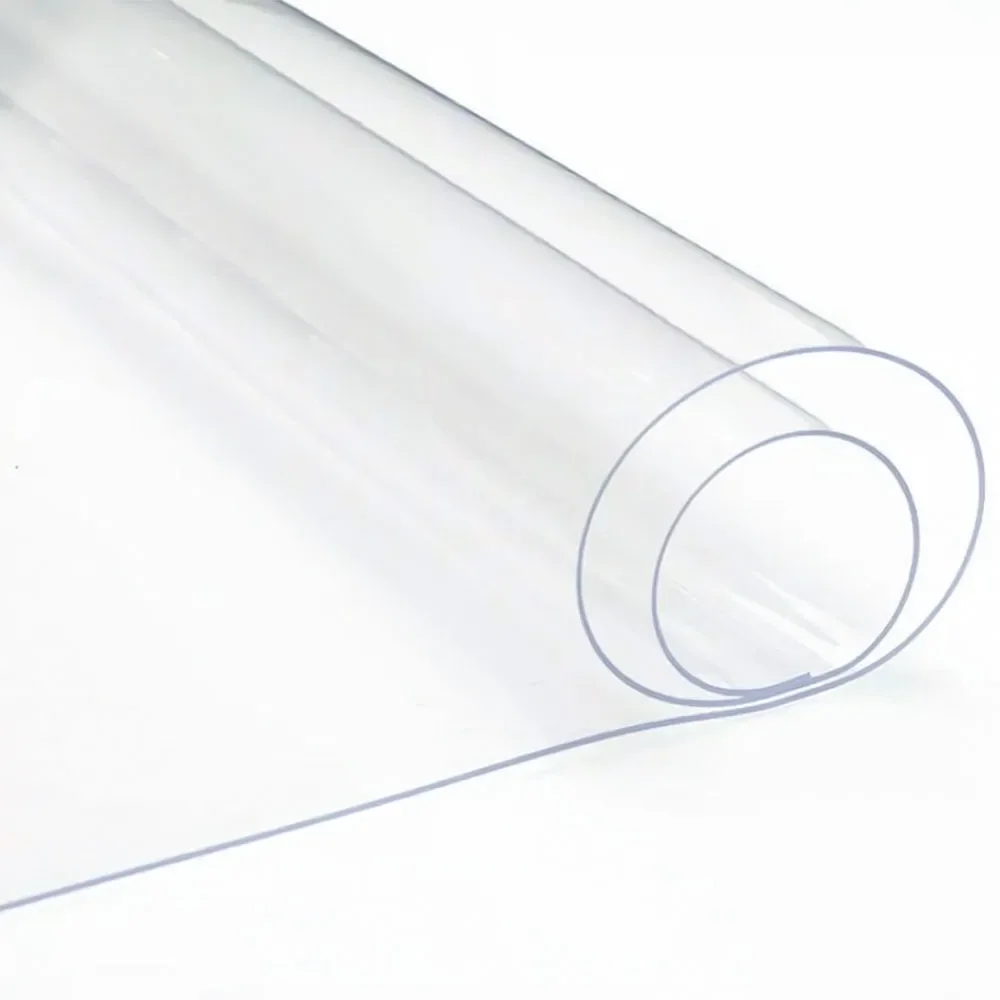 

Clear Ultra-Transparent PVC Fabric Soft Glass Cloth Waterproof Crystal DIY Craft Decor Protective Sheets