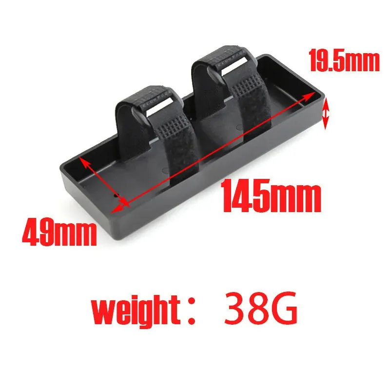 Plastic Battery Box Tray Holder Case Storage Box for SCX10 1/10 1/8 Compatibility RC Crawler Car Model Upgrade Parts