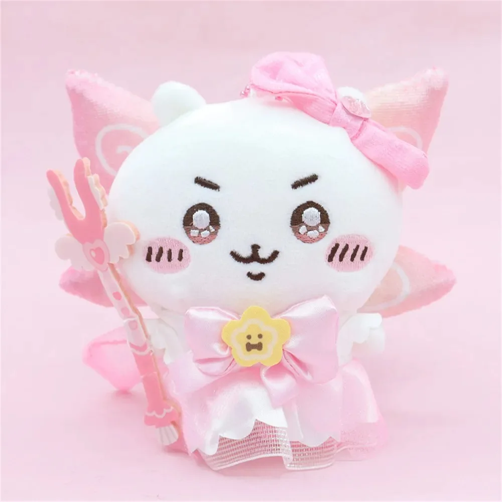 10cm Japanese Chiikawa Hachiware Usagi Momonga Rakko kurimandu super magical girl plush toy small pendant, birthday gift view 5