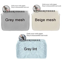 Breathable Mesh Fabric Or Lint Cloth with zipper For Cat Hammock Window Hanging Bed 52x30cm 45x30cm No frame No Cups