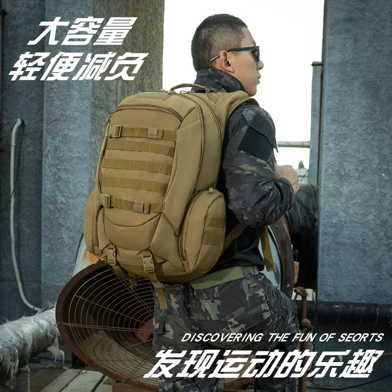 Storage bag tactical shoulder outdoor military fan hiking backpack hiking camping
