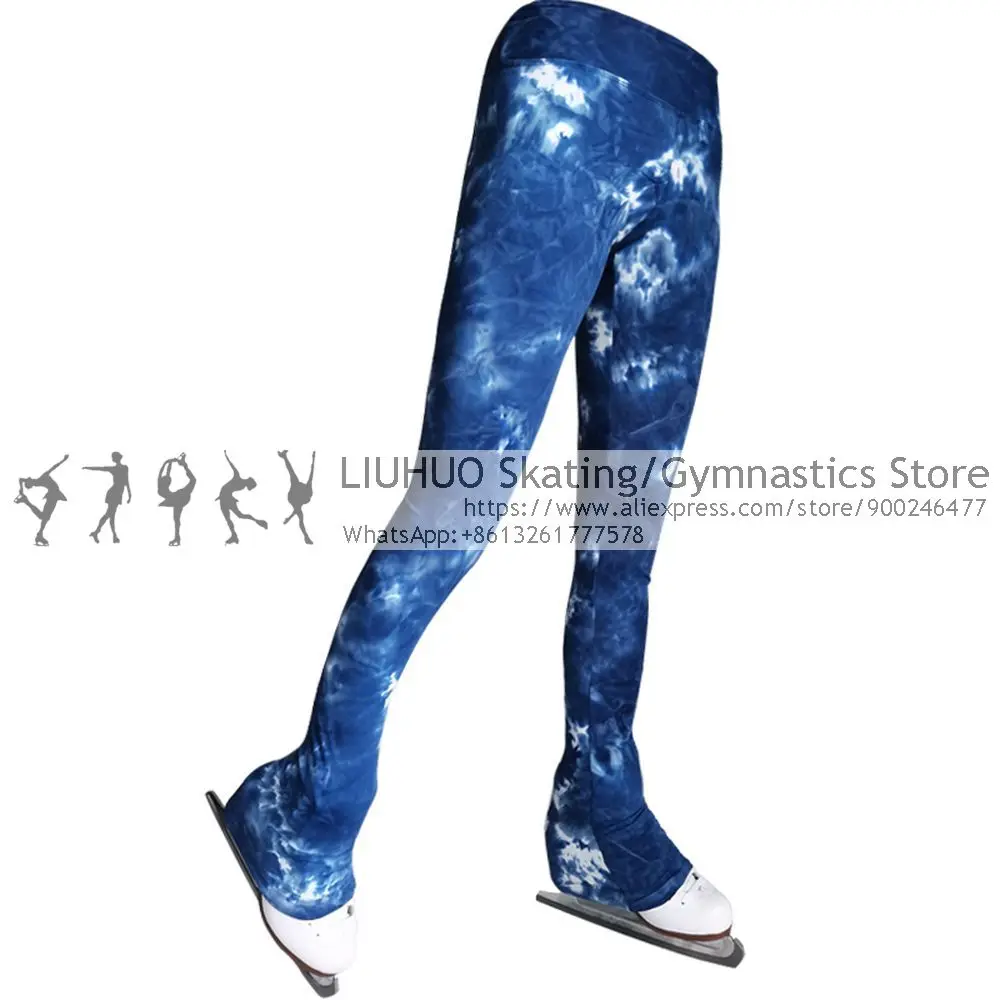 LIUHUO Fashion Tie Dye Women's Skating Pants Four Color Competition Training Wear