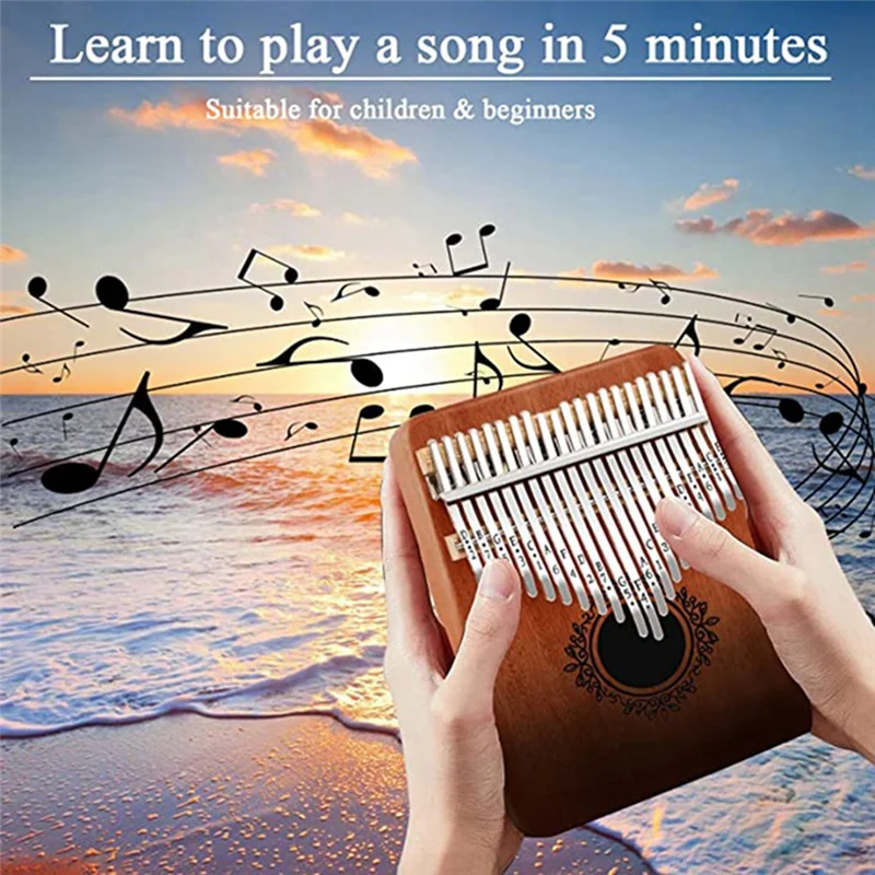 

YHOLI-Kalimba Фортепиано для большого пальца Калимба Фортепиано для большого пальца 21 клавиша для взрослых, детей и начинающих