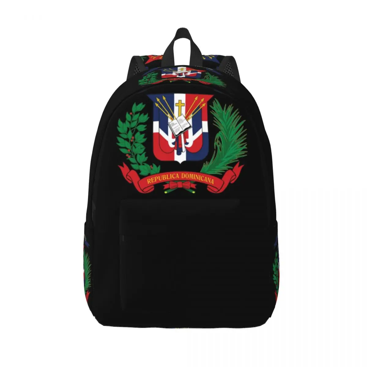 

DR Dominican Republic Fashion Backpack Sports Student Hiking Travel Daypack for Men Women Laptop Computer Shoulder Bag