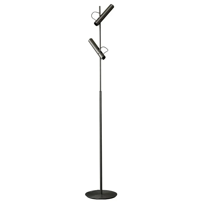 

Reproduction of simple modern stainless steel living room sofa reading floor lamp