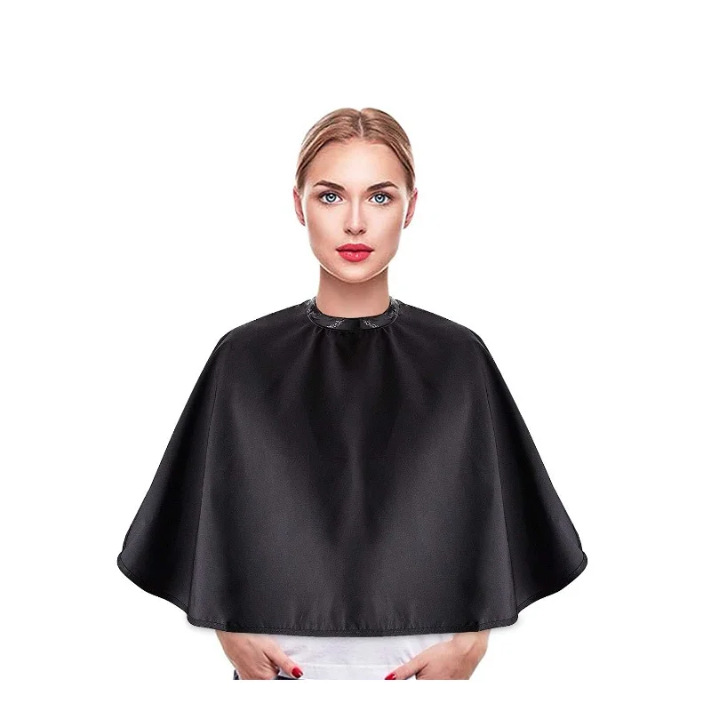 Neue Haars chneide Cape Pro Salon Friseur Friseur Stoff Kleid Friseur schwarz wasserdicht Friseur Schürze Haarschnitt Umhänge