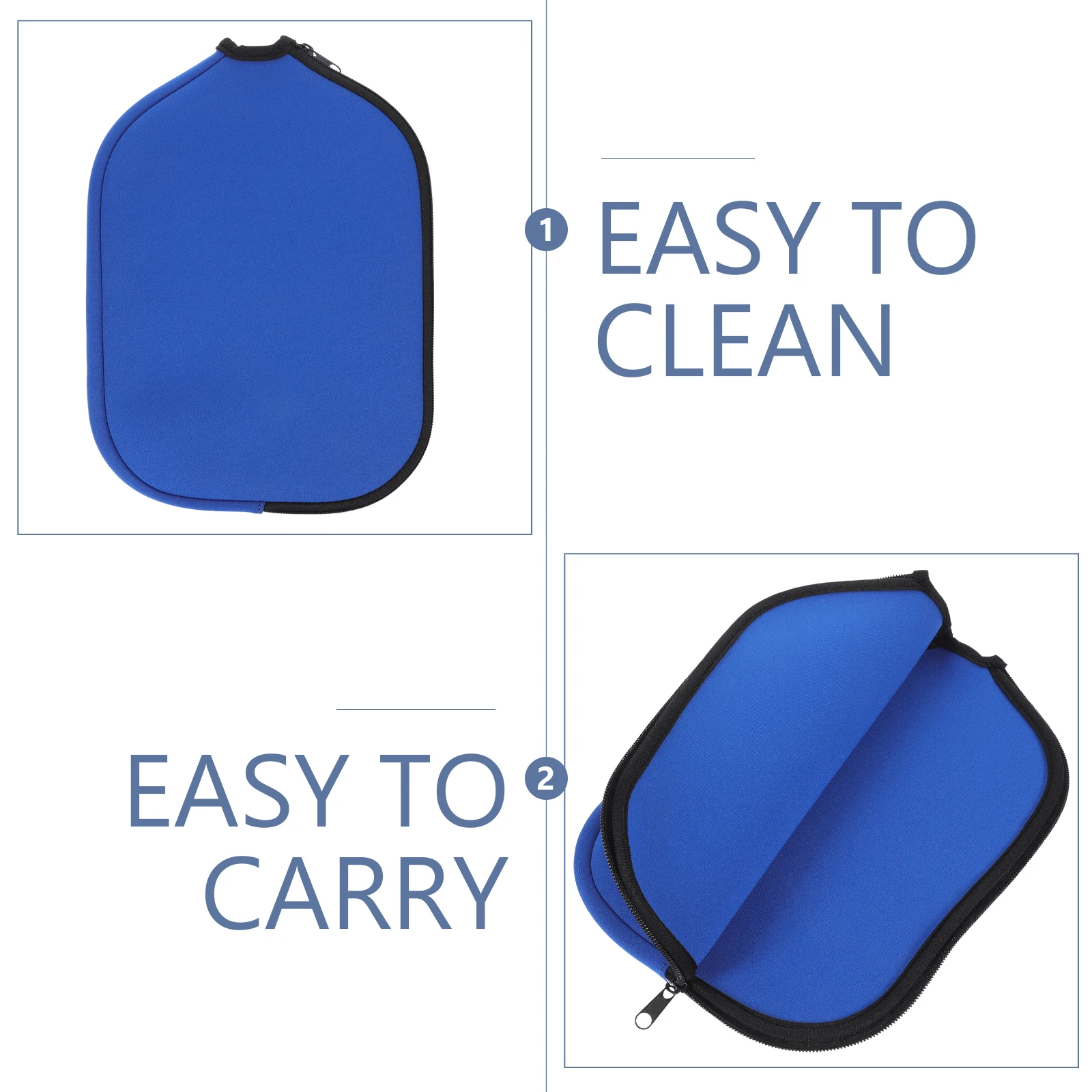

Ball Racket Cover Purple Durable Table Tennis Racket Case Reusable Storage Bag Protective Paddle Bag For Game Practical