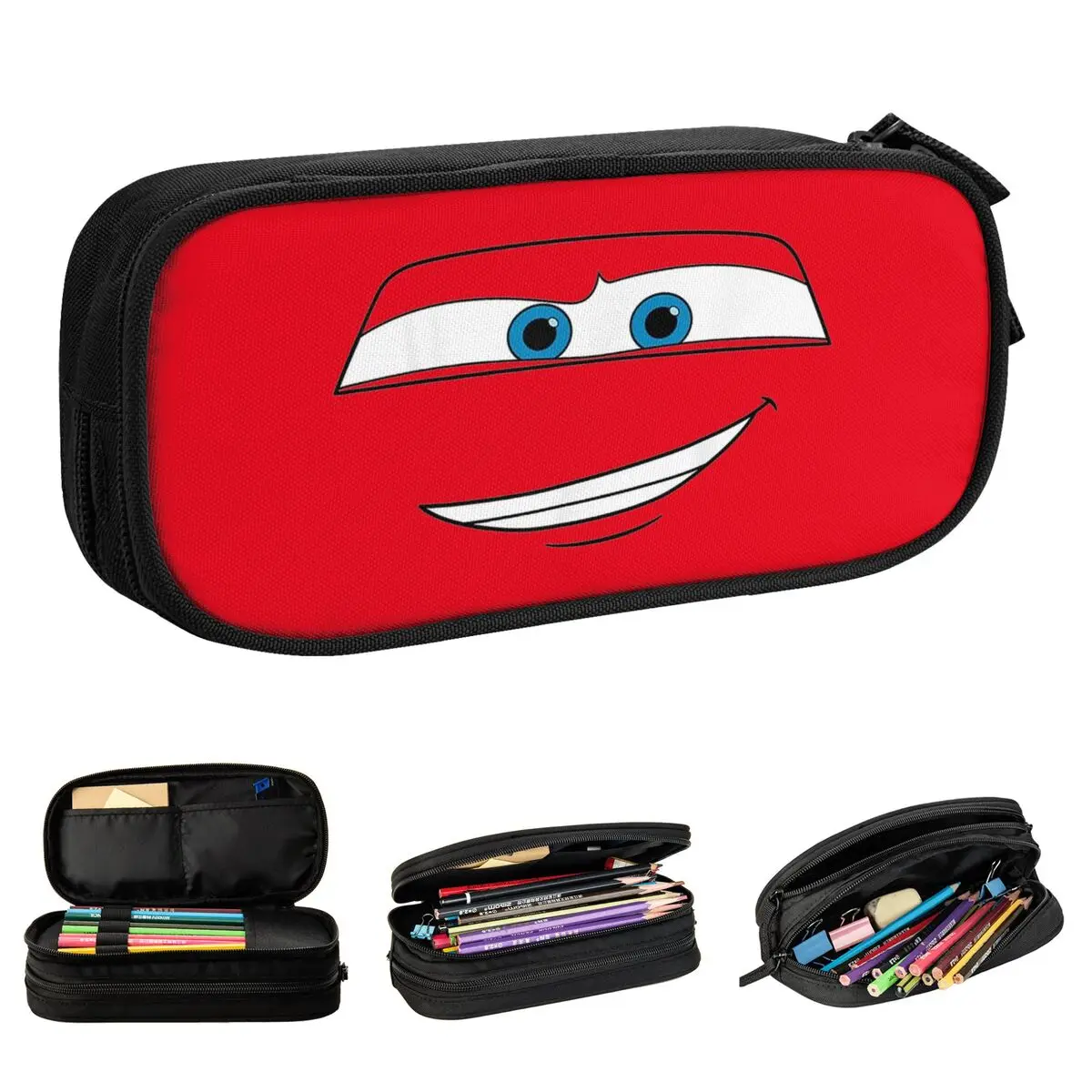 Classic Cars Lightning Mcqueen astuccio Pencilcases penna bambini borsa di grande capacità regali per ufficio cancelleria