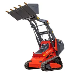 Hot Selling CE EPA Mini Skid Steer Loader Garden Farm Construction Use Diesel Engine Smooth Small Loader Customized