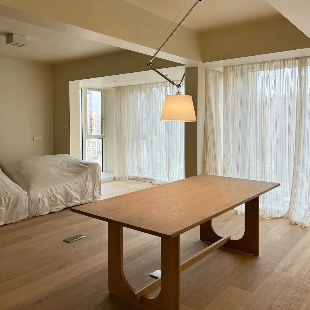 Обеденный стол с дизайном красоты, современный скандинавский центр, роскошный обеденный стол для хранения еды, уличный салон, деревянная мебель Muebles, балконная мебель