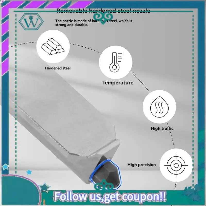 

Модернизированное обновление Bambu Lab A1/A1 Mini Hot End — замена быстрого сопла, для деталей 3D-принтера