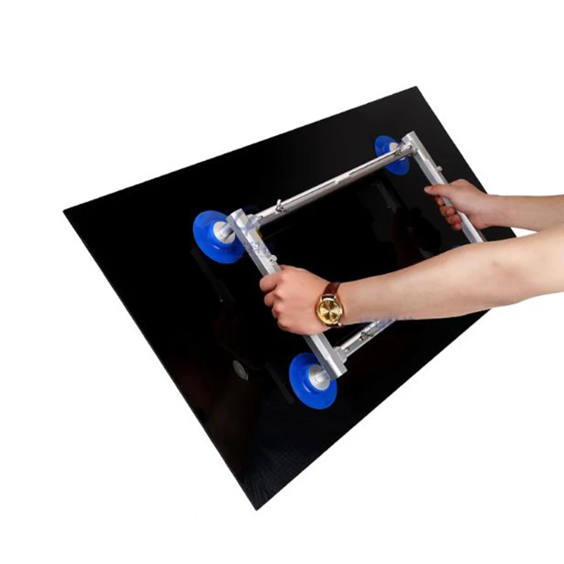 Telescopic LED LCD TV Screen Sucker Glass Vacuum 4 Suction Cup Vacuum Lifter TV Screen Sucker
