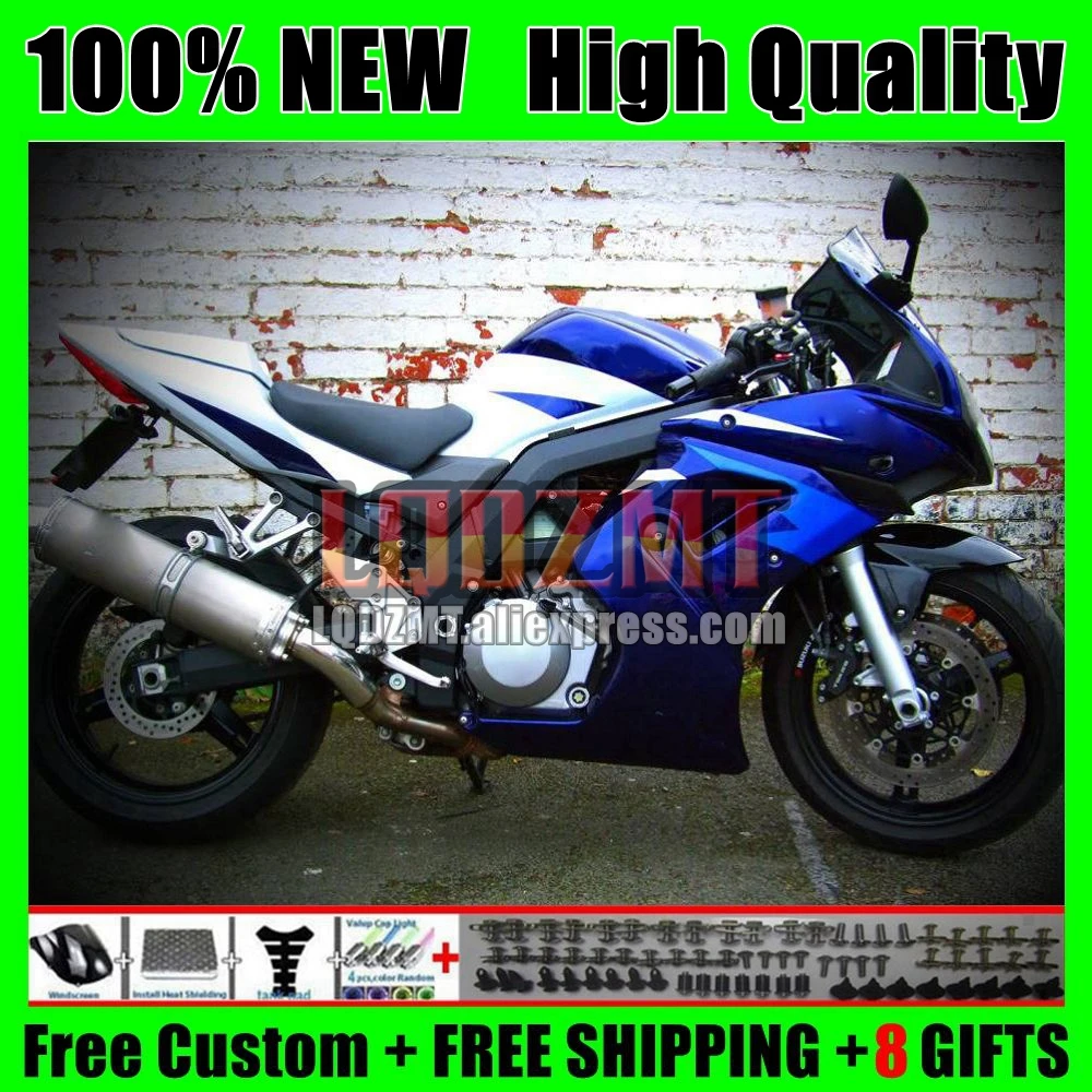 SV650S SV1000S For SUZUKI SV650 SV1000 S 03 04 05 06 07 08 19No.133 SV 650 1000 CC 2009 2010 2011 2012 2013 Fairing Factory blue