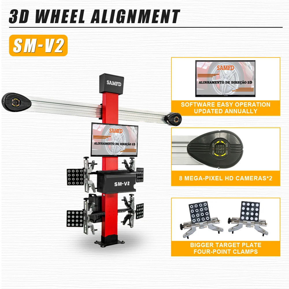 3D Wheel Alignment Machine Car Lift Tire Machine and Balancer Combo Car Tire Changer and Wheel Balancer view 5