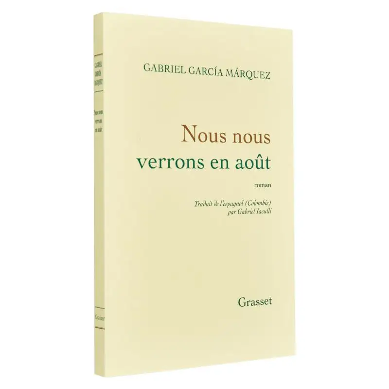 

See You In August Gabriel Garcia Marquez Grasset 9782246836322 Book