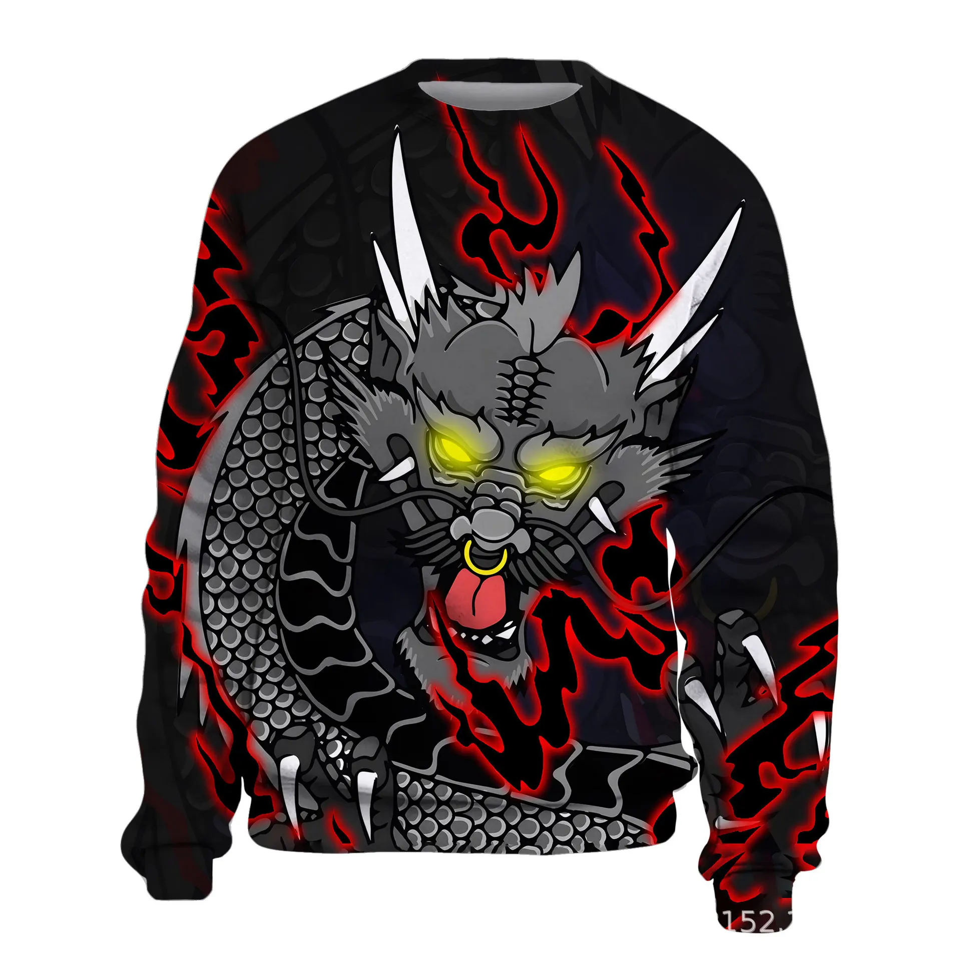 Men's Animal Series 3D Printing T-Shirt Women Casual Long Sleeve Luxury T Shirts Sweatshirt Oversized Harajuku Man Tees Tops