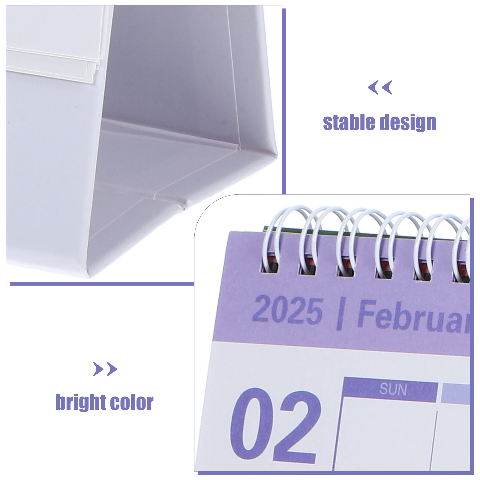 

2025 Desktop Calendar Household Monthly Standing Decorative Office Supplies Flip Home Accessories Tabletop Calendar For