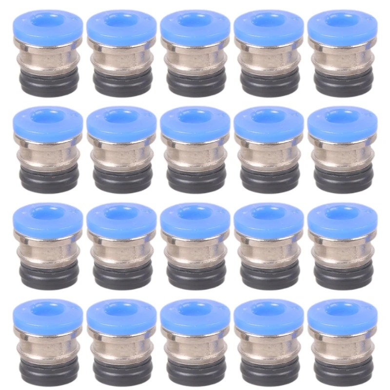 50Pcs ECAS04 Bowden Extruder Connector Embedded Collet Clips PTFE Head Pneumatic Valve Head For VORON Drive Extruder