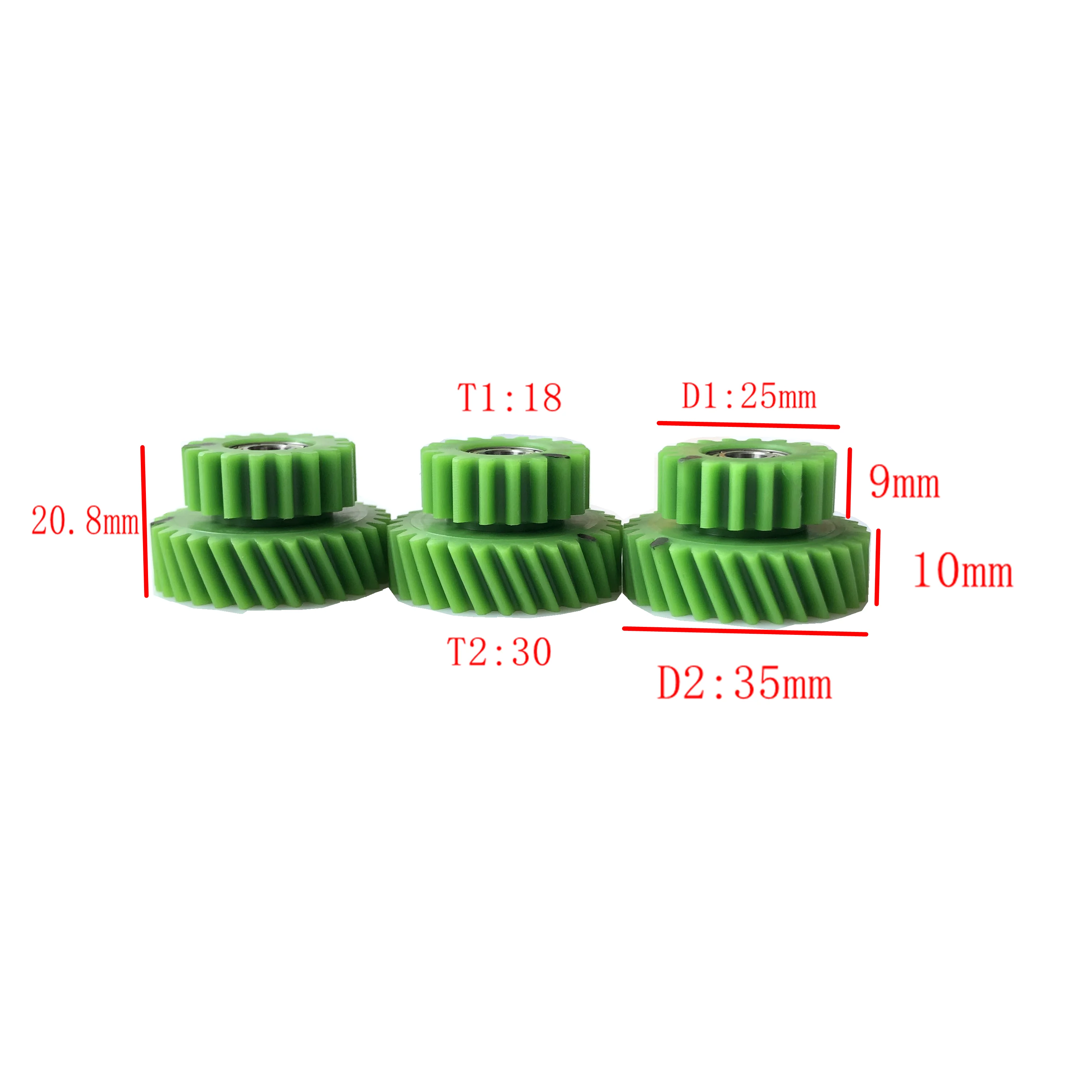 Bafang FM G370.250.D Nylon Gear Set Spare Part for Front Hub Motor Replacement 18-30 Teeth Helical Suitable