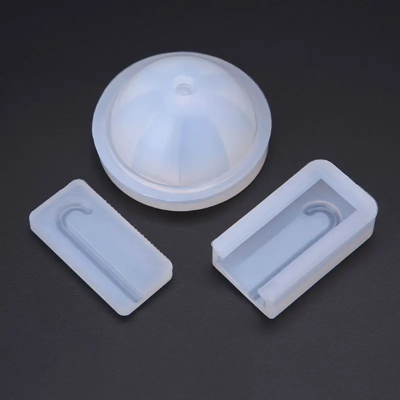 Crystal Epoxy Umbrella Mirror Craft Mold Silicone Mould Jewelry Making Tool