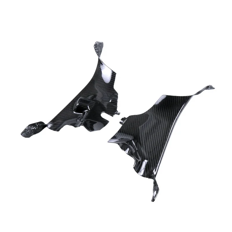 Acessórios adequados para motocicletas 18+ Panigale V4/V4S Capa lateral de forro frontal de fibra de carbono modificada
