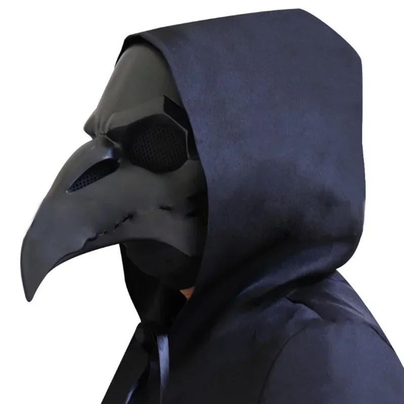 Halloween Cosplay Plague Doctor Mask Adult Steam Punks Scary Horror Latex Mask