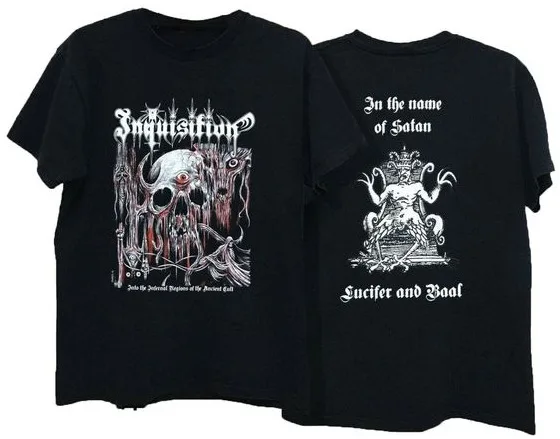 Inquisition - Into The Infernal Regions Of The Ancient Cult T Shirt Size S-5Xl