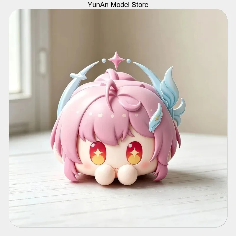 Approx. 4cm Wuthering Waves Aemeath Hiyuki Tuanzi Cute Version Anime Figure Model Statue Collection Desktop Decoration Ornament