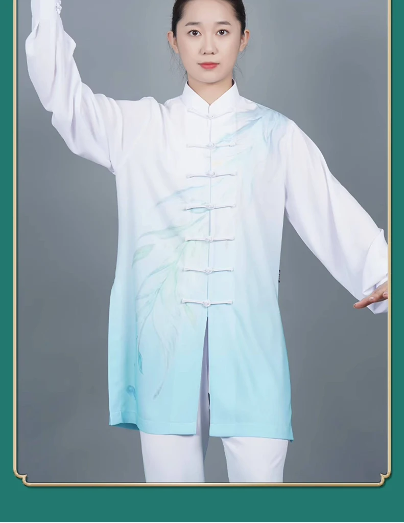 New Unisex Spring-Summer-Autumn Lightweight Breathable Chinese Style Tai Chi Martial Arts Uniform for Performance and Daily Wea 6