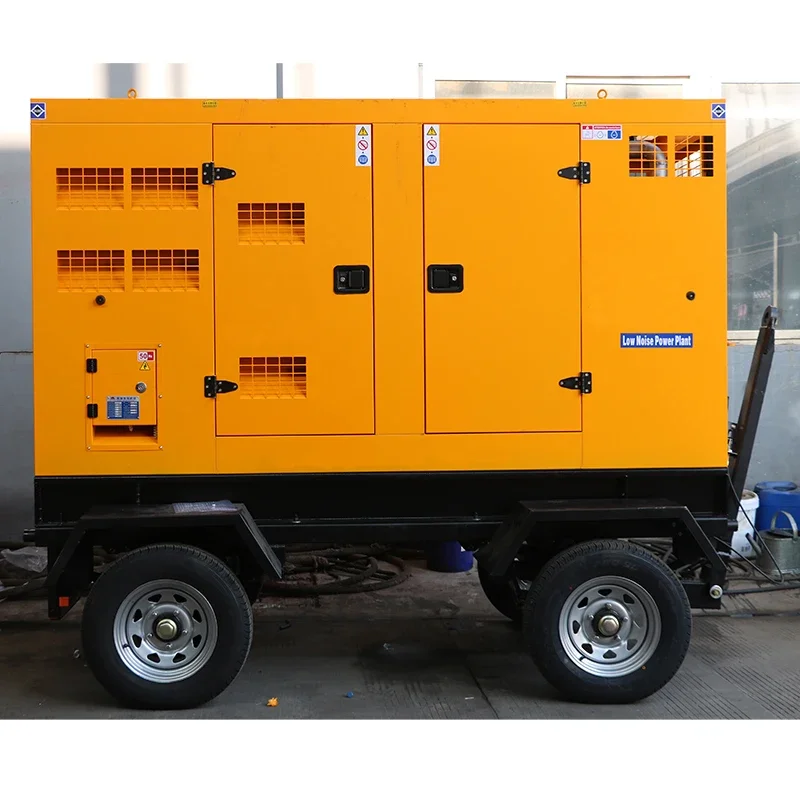 China price silent 50 kw genset with 1104A-44TG1 powered 70kw 65kva 80kva generator set perkin s diesel engine Trailer Generator