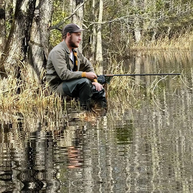 مقعد صيد منخفض للأسفل في الهواء الطلق، 2026 كرسي هزاز صيد جديد محمول وخفيف الوزن #6