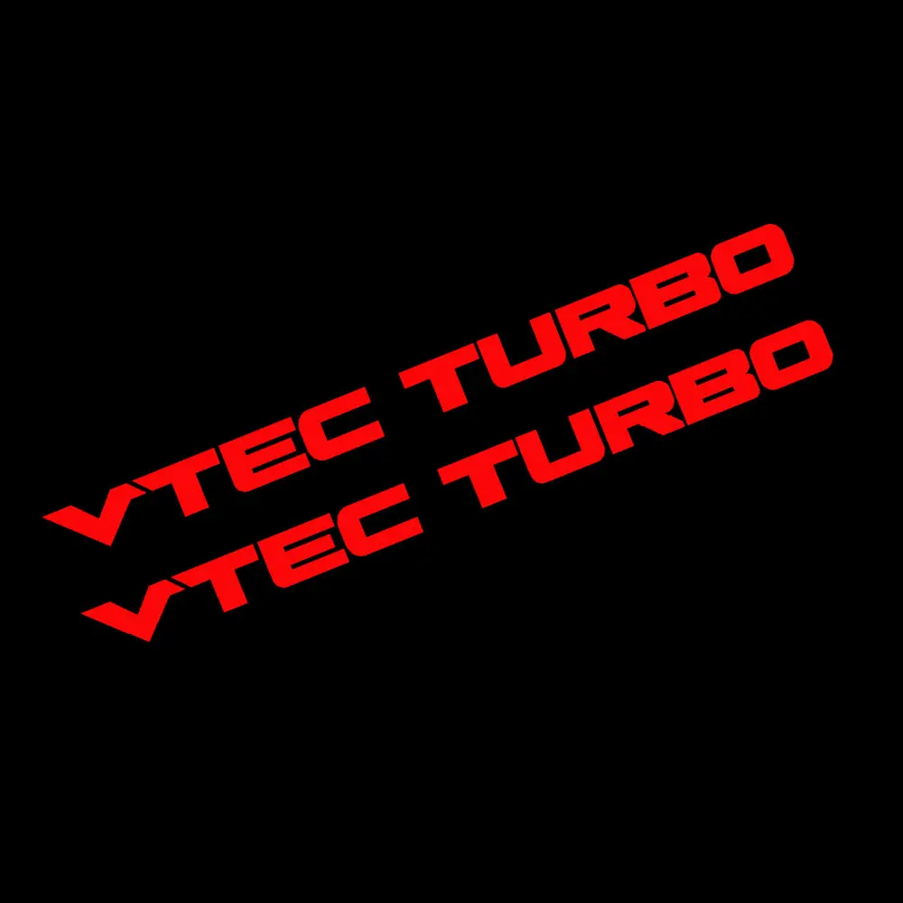 Vtec Turbo for  Honda Sohc Dohc mugen Civic TypeR JDM decal doors car glass sticker