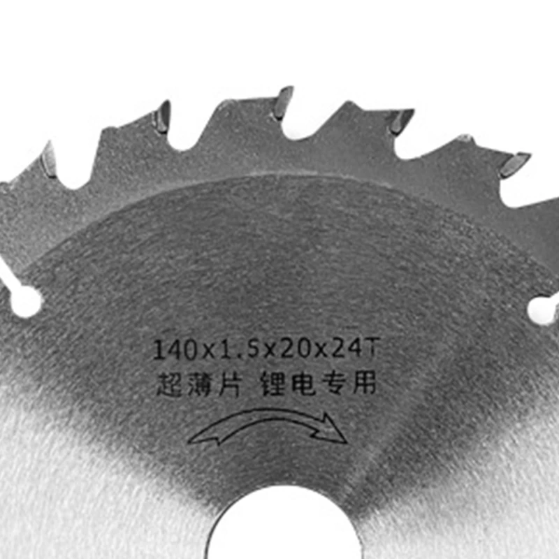 1pc 24 Tooth TCT Wood Cutting Sawblade for Cutting Trimming Softwoods Hardwoods Long Lasting Sawblade Circular Saw 125/140mm