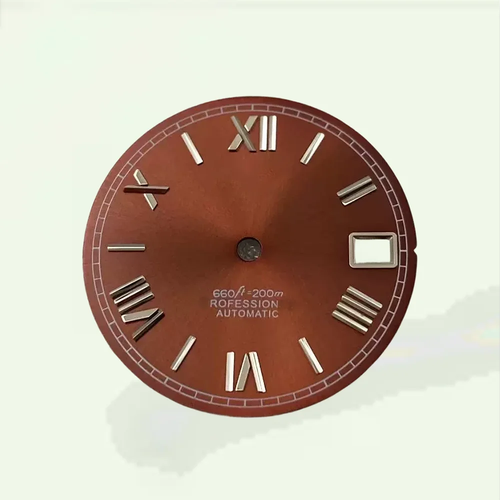 Watch modification 28.5mm S Dial Rome Dial Fit NH35/NH36 Japanese Automatic Movement Sunray Dial nh35 Watch Accessories tool