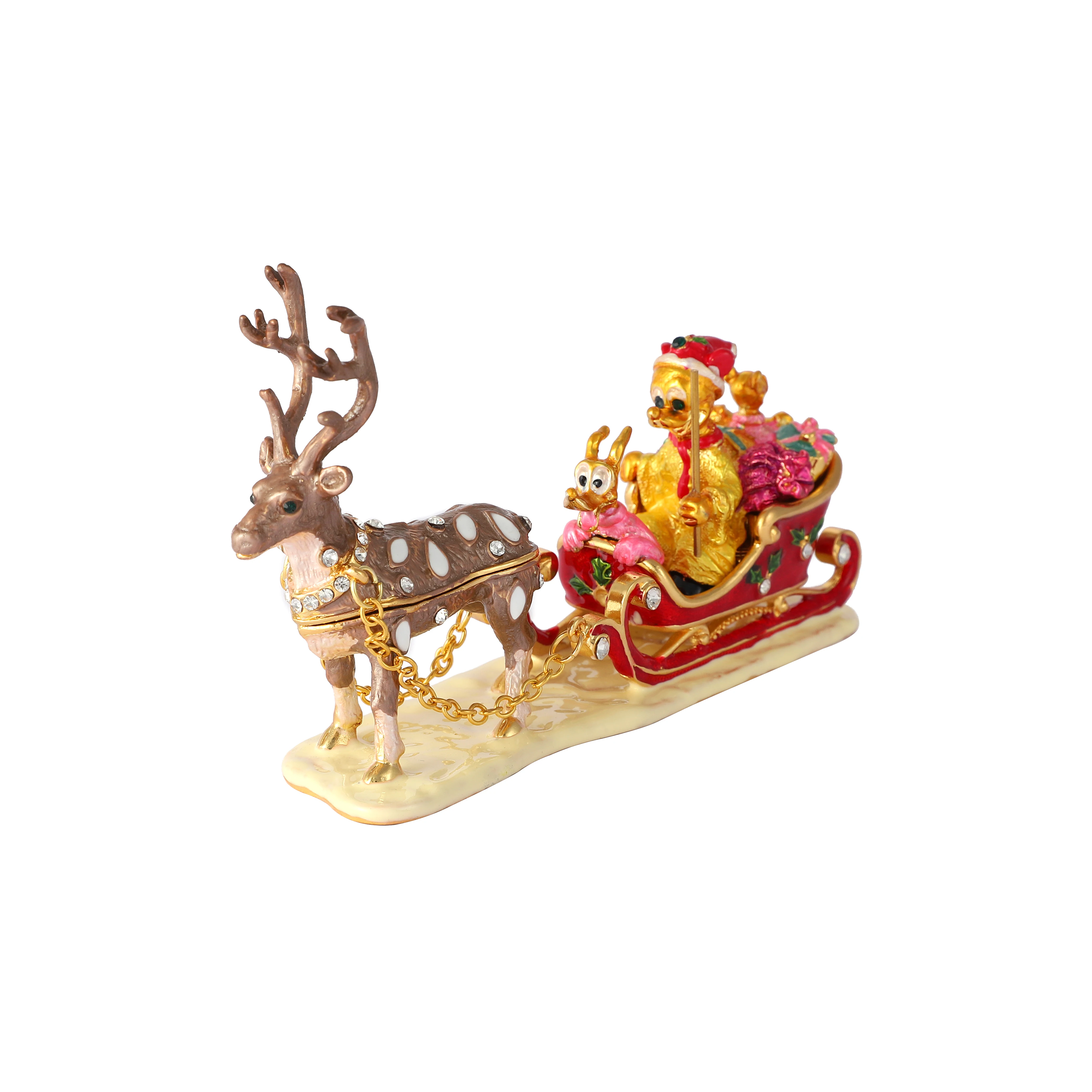 QIFU New Arrival Deer Car Home Decoration for Christmas