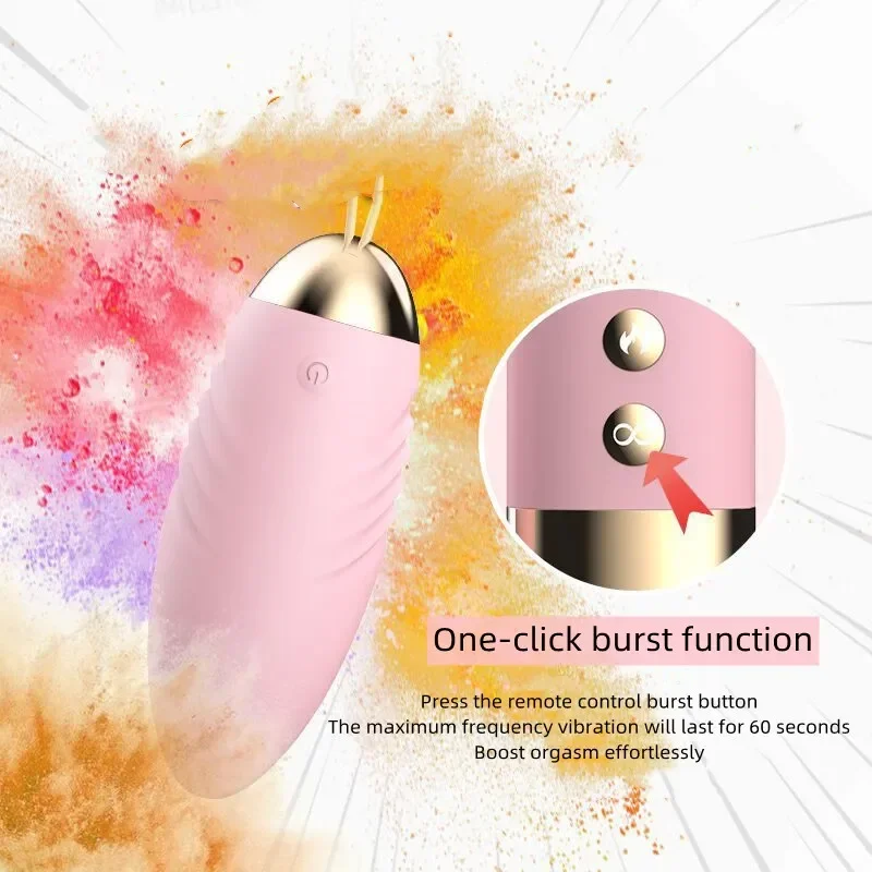 Wireless Heated Vibration Stealth Quiet Wearable Vibrator Sex Toy G-Spot Vagina Massager Female Masturbator Vibrating Egg Erotic