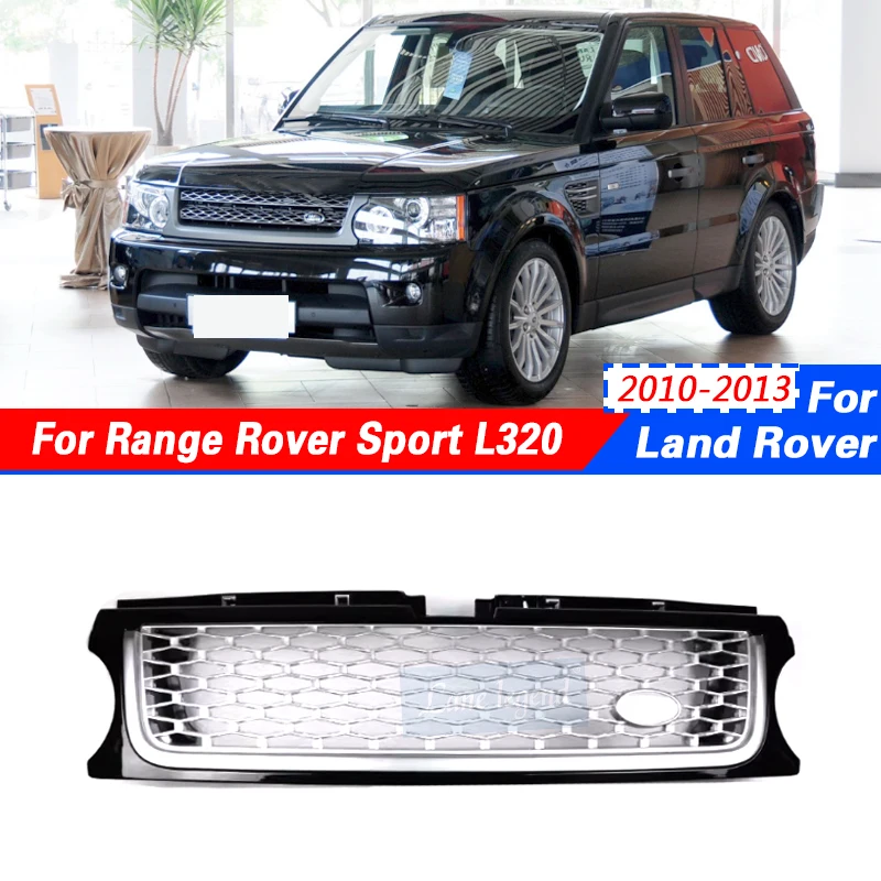 

Car Ventilation Net ABS Cover Grills Front Grille For Land Rover Range Rover Sport L320 2010 2011 2012 2013 Auto Accessories