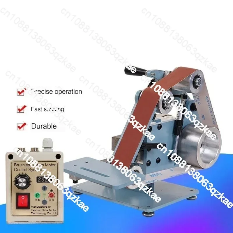 220V 750W Electric Belt Sander Vertical and Horizontal Dual Use Belt Sander Belt Grinder Machine Polishing Grinding Machine