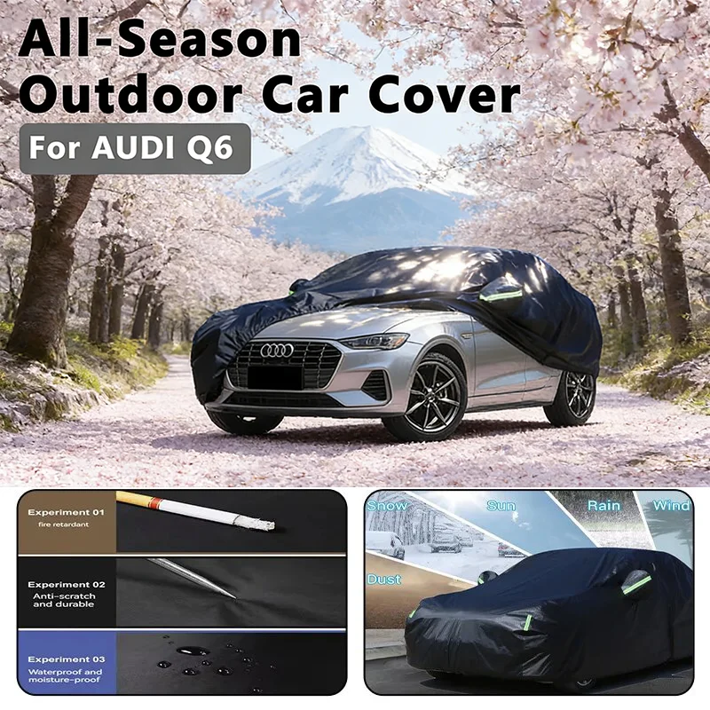 

Outdoor Car Cover for AUDI Q6 - Outdoor Full Protection, Waterproof Dustproof Heat-Resistant car awning