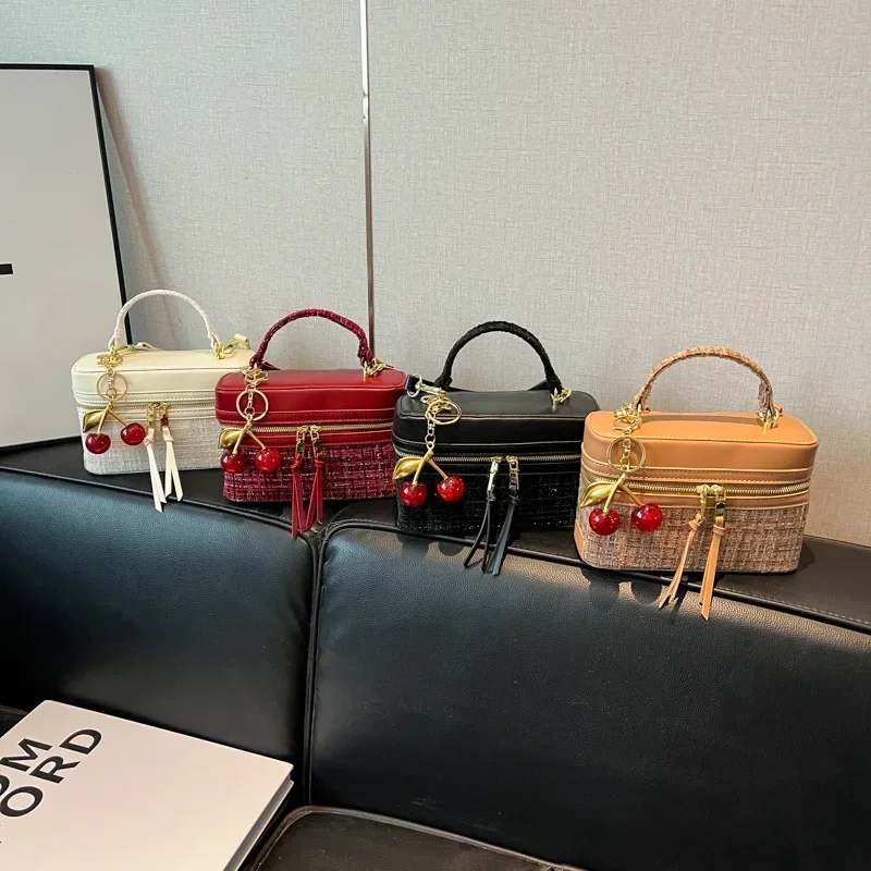 

New 2025 Korean - Style Light - Luxury Box - Shaped Bag, Hot Fashion Shoulder Messenger Bag, Ideal for Commuting