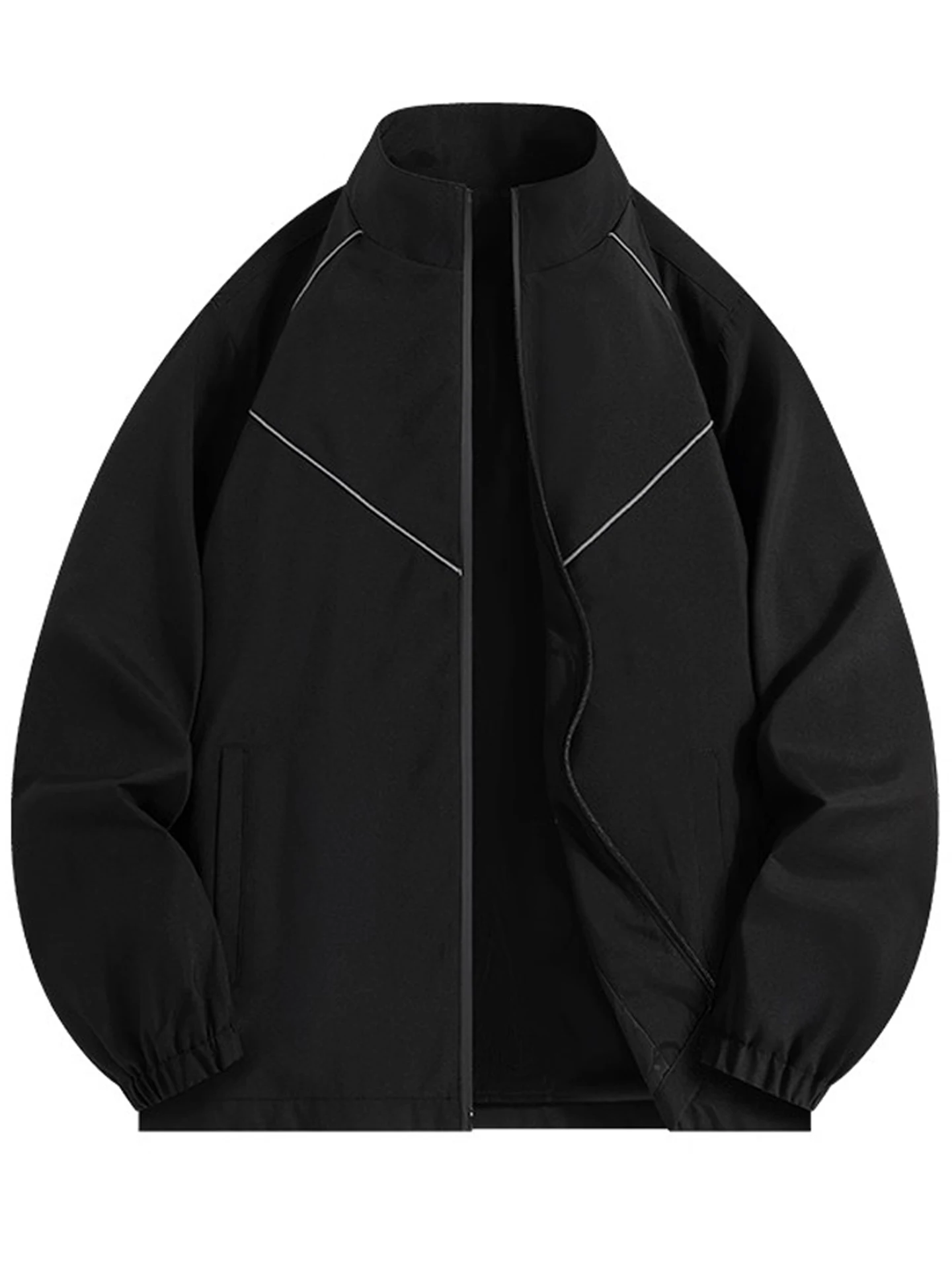 

Повседневное ветрозащитное мужское пальто с воротником-стойкой, молодежное водонепроницаемое свободное пальто, весенне-осеннее спортивное пальто из полиэстера и нейлона Cosite Fiber