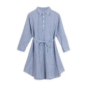 Striped dress lining for pregnant maternity Women's Clothes Breastfeeding Pregnancy Long Sleeve 10 Main Sales Breastfeeding Dress - №8