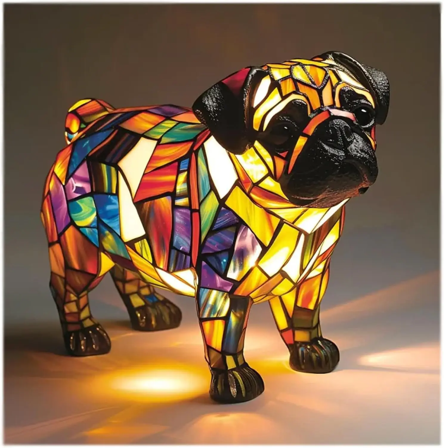 Fun Unique Artistic Cute Dog Shaped Decorative Ornament Small Night Light Modern New Design Atmospheric Lighting